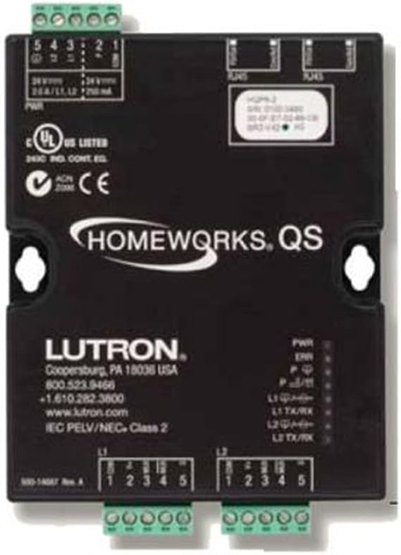 Lutron HQP6-2 - Homeworks P6 2 Link Processor CE