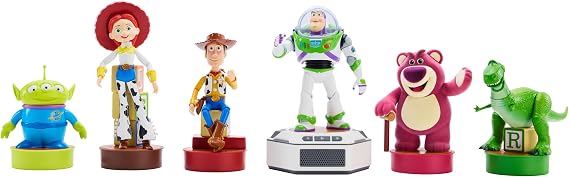 Robosen MINI Robot, Toy Story Series, 30th Anniversary Collector's Set, Smart Toy, Digital Drive Base with 4-Axis Controls, Buzz, Woody, Lotso, Rex, Jessie, Alien