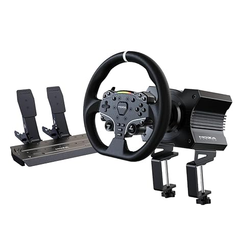 MOZA R5 Bündeln Bausatz 5.5Nm Direktantrieb-Radstand PC Rennspiel Rad Und Pedale