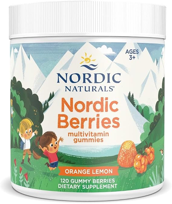 Nordic Naturals Nordic Berries, Kids Multivitamin Gummies - 120 Count