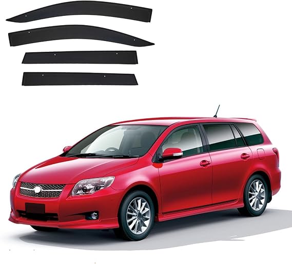4 Pcs Car Window Wind Deflectors for Toyota Corolla Fielder MK10-E140 2007-2010 2011, Front and Rear Side Windows Sun Visors Rain Shield Accessories