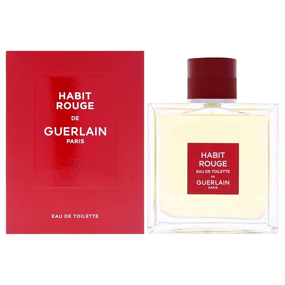 HABIT ROUGE by Guerlain, EDT SPRAY 3.3 OZ (NEW PACKAGING) |