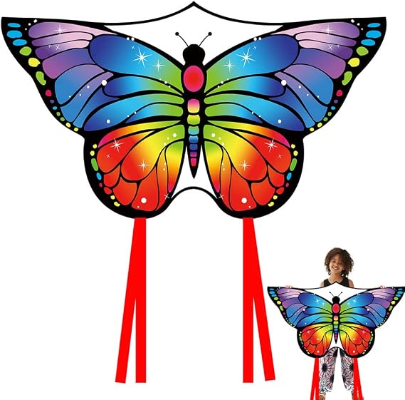 Butterfly Kite for Children and Adults Kite for Children and Adults Beach Kite Children's Kite Single Line Flight Wind Butterfly Kite