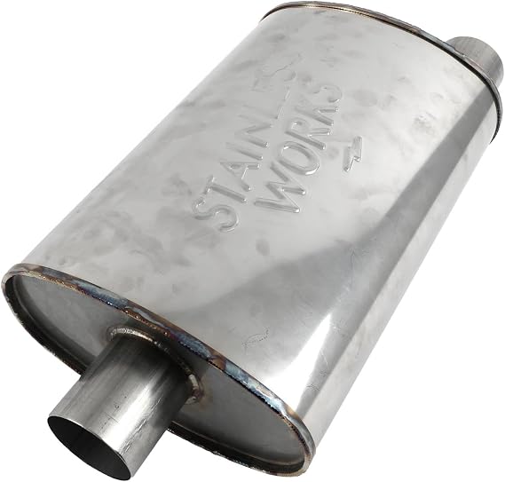 Stainless Works - 2.5in ID OFFSET INLET/ 2.5in OD CENTER OUTLET 5inX9in (TM5C25O25C)