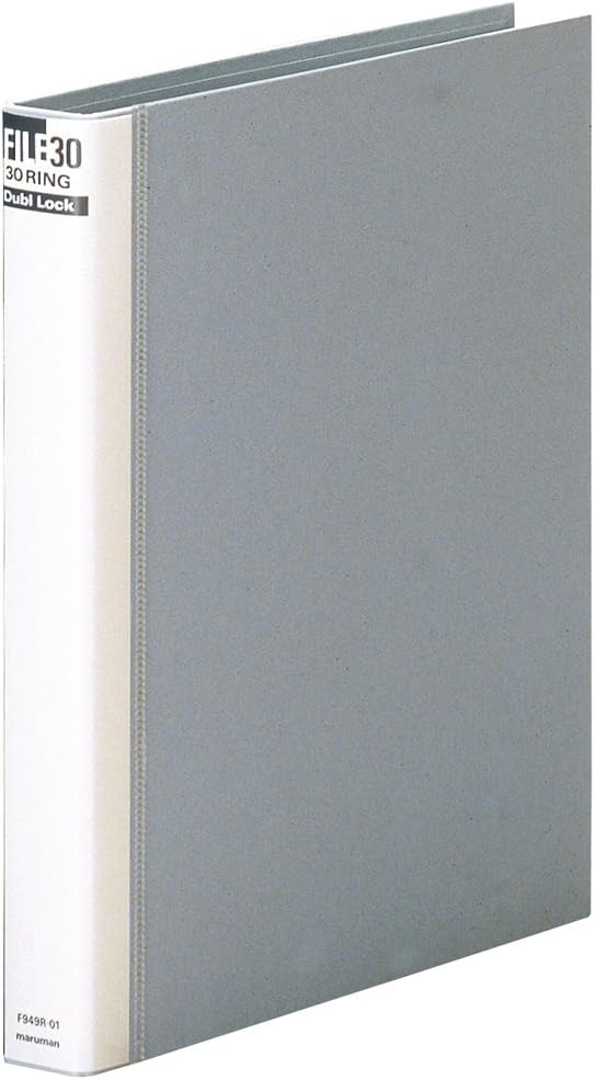 Maruman F948R-11 Loose Leaf Binder A4 Dabloc 30 Holes Gray