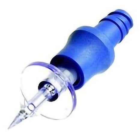 Vial Spike Clave Latex Free Secure Vial Penetration Device Needleless Ergonomic Grip Vial Adapter for Glass Vials Multi Dose Spike for Accessing Glass Vials Medical Supplies Pack of 10