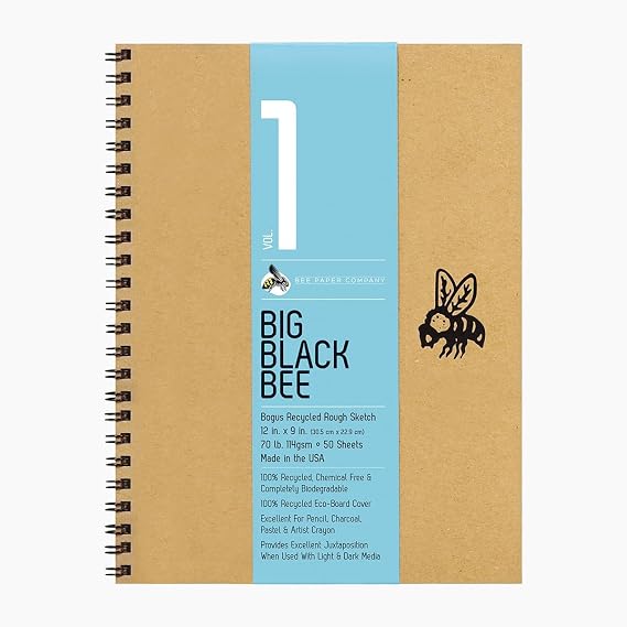 Bee Paper Company Big Black Bee Bogus Pad, 9 by 6-Inch