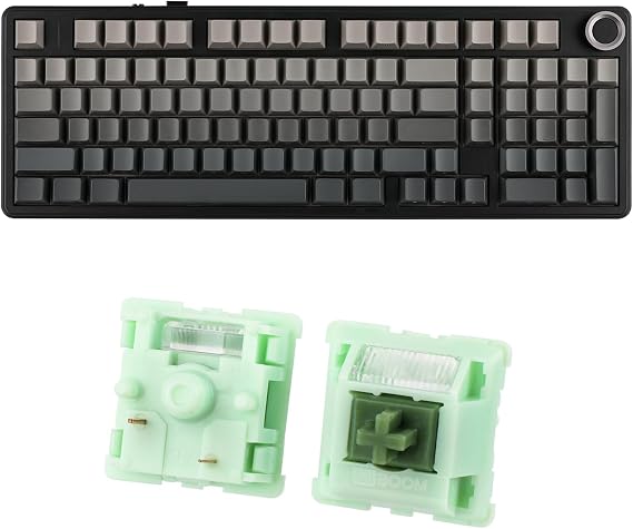 MechLands Aula F99 PRO 96% Mechanical Keyboard with 70 Pieces Matcha V2 Switches