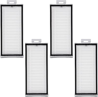 4pcs Washable Replacement Filters for Roborock Q5 ProQ5 MaxQ5 ProQ7Q7 MaxQ8 MaxQ8 Max, Replacement Part for Robotic Vacuum Cleaners Efficient Reusable Accessories