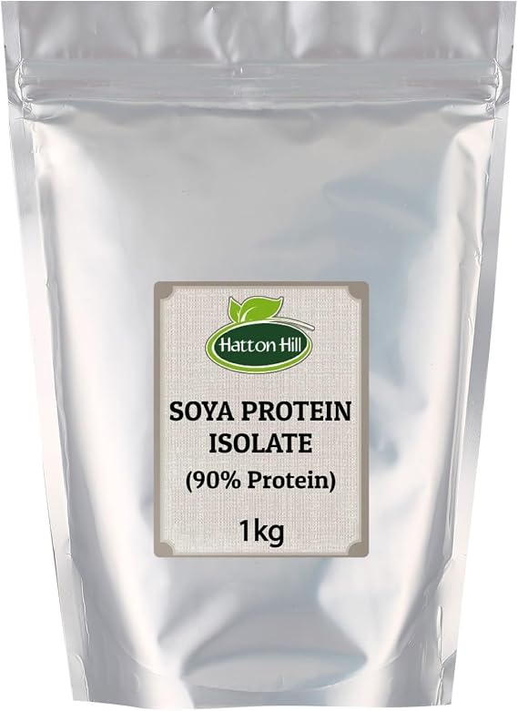 SOYA Protein Isolate (90% Protein) 1kg by Hatton Hill, Unflavoured, Vegan Protein Shake