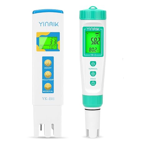 YINMIK pH TDS Test Kit, Digital pH EC Tester for Hydroponic Drinking Water