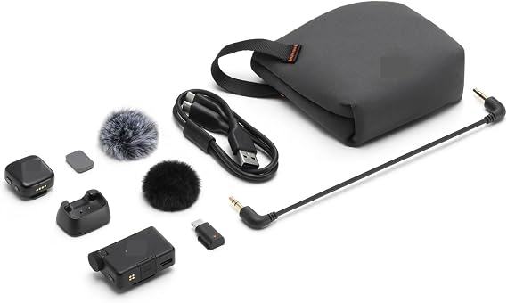 For DJI for MIC mini Small Ultralight Discreet for Audio With Stable Transmission(Mini 1 TX 1 RX)