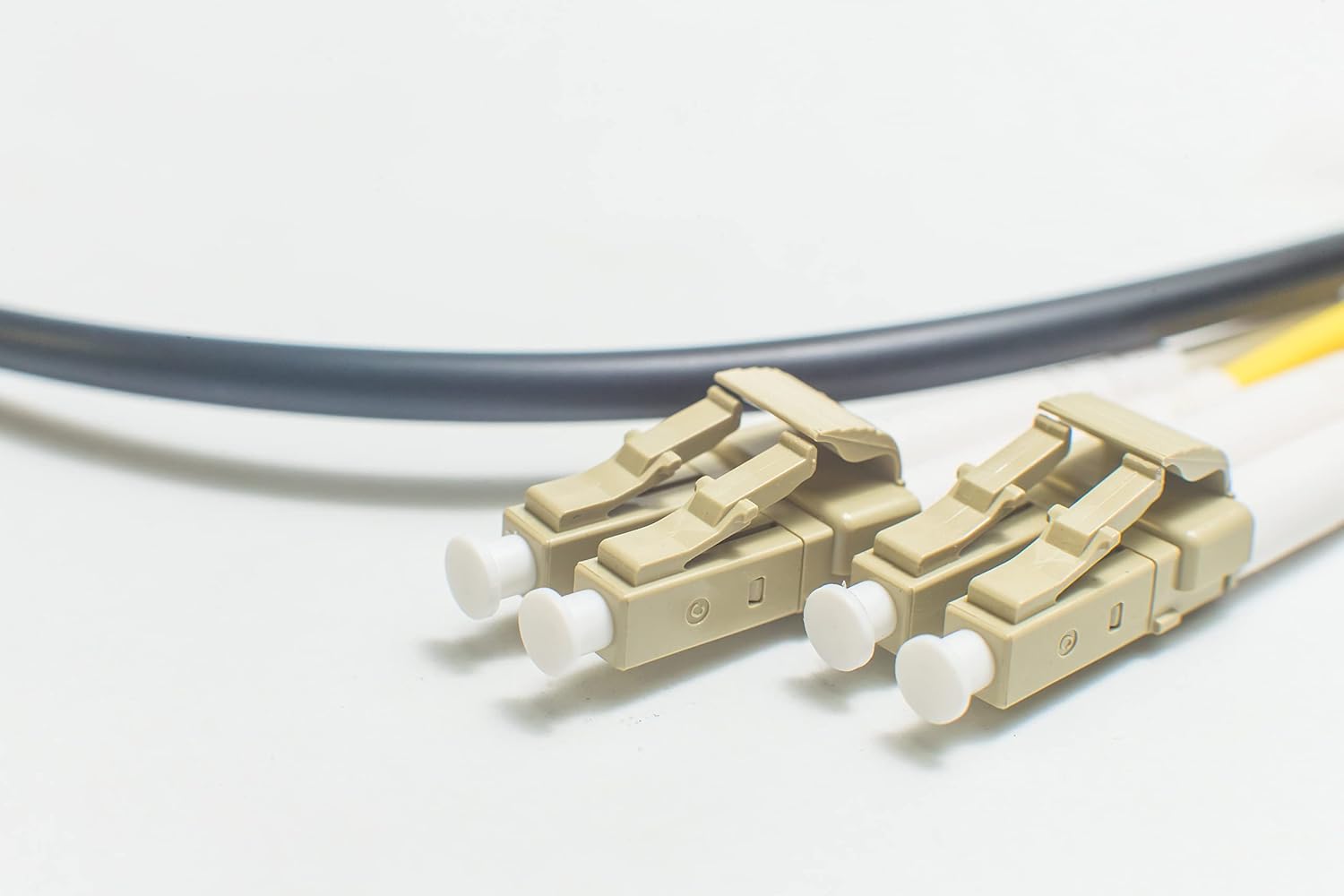 FCD - 9M OM4 LC LC Fiber Optic Cable | IndoorOutdoor 100Gb Duplex 50125 LC to LC Multimode Jumper 9 Meter 29.52ft | Length Options: 0.5M-300M | 100gbps Black ofnr lc-lc mmf lommf