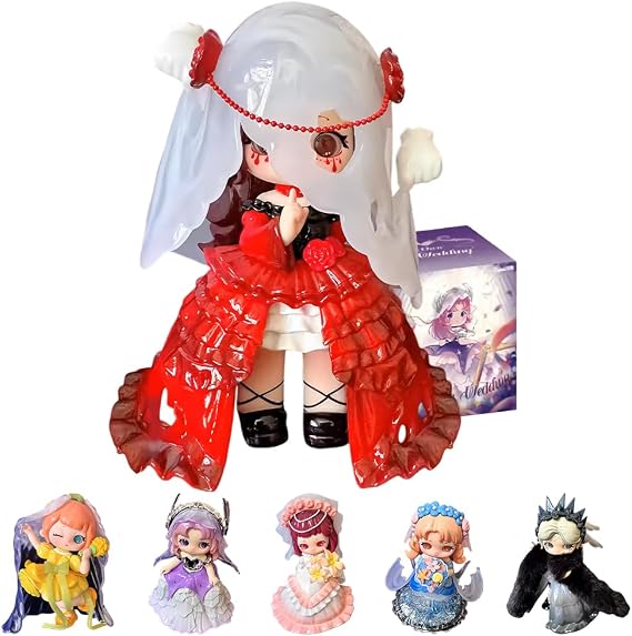 niannyyhouse Blind Box Figure, Collectable Dolls, Glory Wedding Series, Ornaments (1PC)