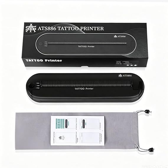 Tattoo Stencil Printer, Bluetooth Thermal Copier for Artists & Beginners