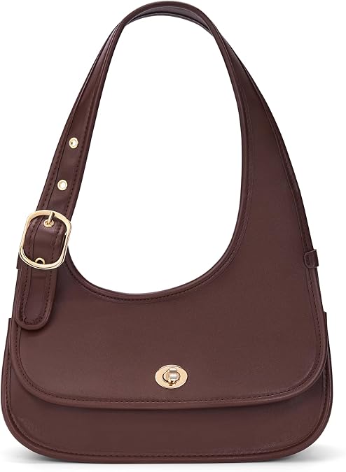 Shoulder Bag Purse for Women Crescent Bag Faux Leather Shoulder Handbags Trendy Cashin Carry Everyday Bag