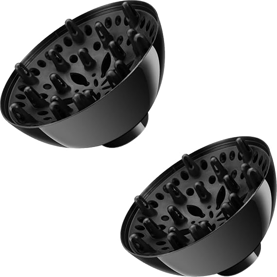 Universal Diffuser Hair Dryer Attachment,Quick Drying Hair Adaptable for Blow Dryers Diffuser Hair Universal for Curly Hair Hair Care Hair Dryer (2)