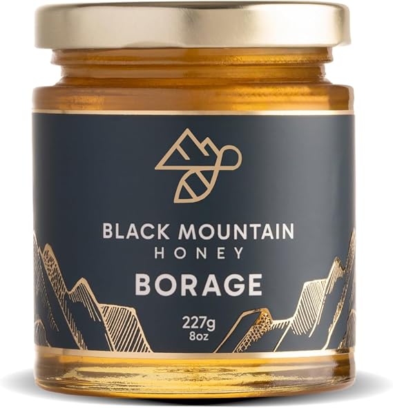 Black Mountain Honey - Single Origin Natural Light Floral Borage Honey (227g)