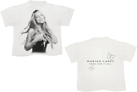 Mariah Carey Official Merch Here for It All White T-Shirt