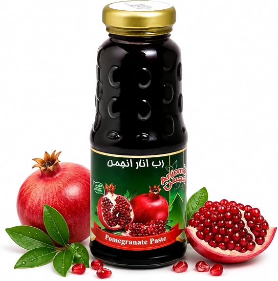 Anjoman Premium Pomegranate Molasses – 280g, Authentic Sweet & Tangy Sour Syrup for Cooking, Marinades & Salad Dressings, Natural & Healthy Antioxidant Rich Pomegranate Syrup