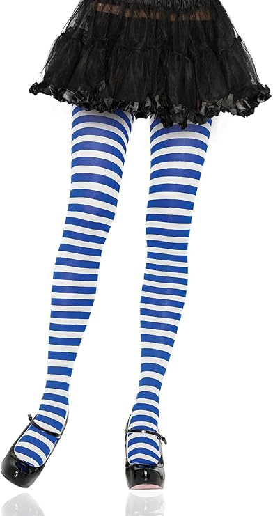 Leg Avenue Women's Nylon Striped Tights