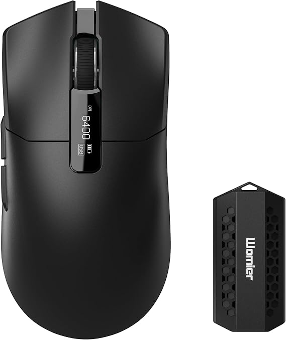 G59 Wireless Gaming Mouse, PAW3950 Sensor, 30,000 DPI, 8000Hz Polling Rate, Programmable Buttons, RGB 68g Tri-Mode Lightweight Esports Mouse for PC/Laptop/Mac