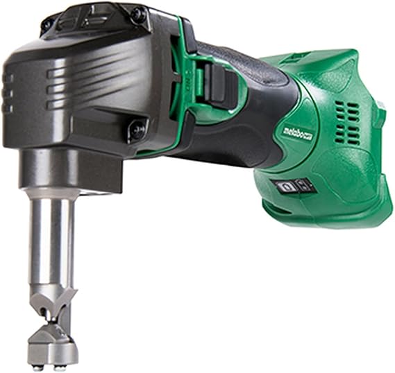 Metabo HPT 18V MultiVoltTM Cordless Nibbler | Tool Only - No Battery | For Ribbed Metal Panels | 180 Degree 3-Stop Die Holder | CN18DSLQ4