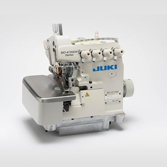MO-6714DA Industrial 4-Thread Overlock Sewing Machine, High-Speed Serger with Table and Servo Motor