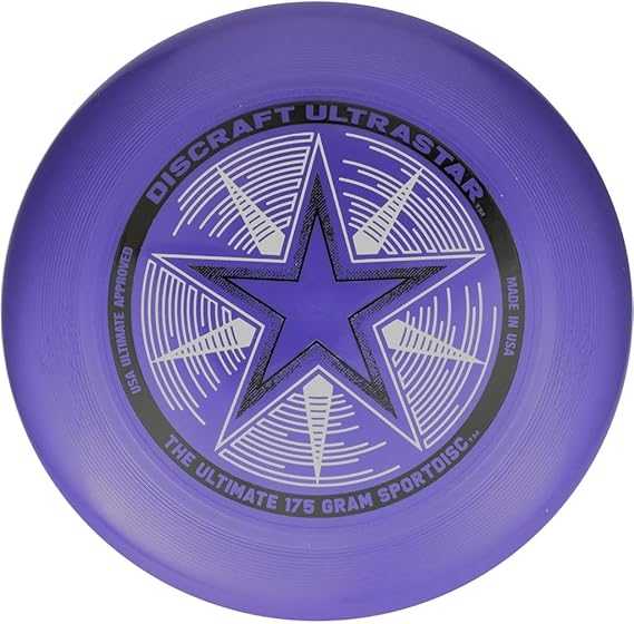 Discraft 175g Ultra-Star Sport Disc – Ultimate Frisbee Competition Spec, Suitable for All Levels of Play, Long and Stable Flights