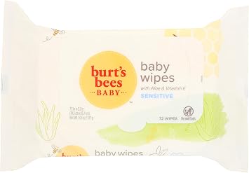 Burt's Bees Baby Chlorine-Free Wipes, 72 Count (Pack of 1) - Packaging May Vary