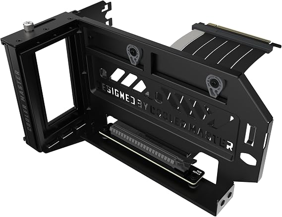 Cooler Master Vertical GPU Card Holder Kit V3, PCIe 4.0 5.0 Motherboards GPUs RTX 5090 RX 9070 XT, ABS Casing, 165mm Length, Modula Adjustable for E-ATX ATX Micro ATX Case