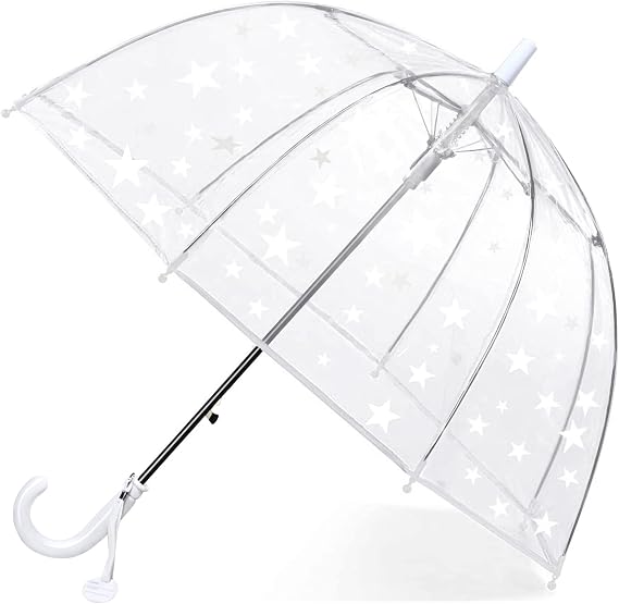 Kids Clear Umbrellas for Rain Dome Bubble Umbrella Windproof for Kids Boys and Girls