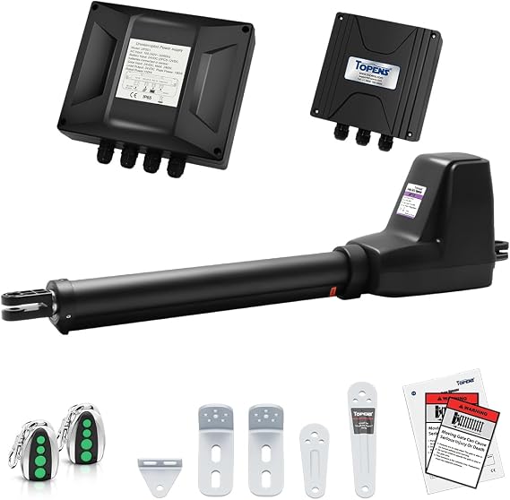 TOPENS AT12131 Single Swing Gate Opener Heavy Duty