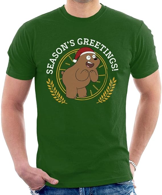 All+Every We Bare Bears Christmas Season's Greetings Men's T-Shirt