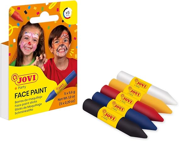 Jovi Makeup Pencils Soft Texture Opaque Easy to Apply Oil Based 5 Pens