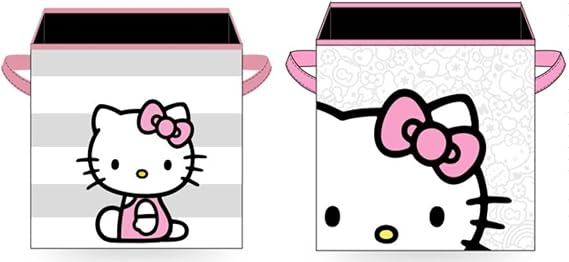 Hobby Lobby Hello Kitty Collapsible Storage Bins, Pack of 2 | 11 in x 11 in x 11 in, Polyester