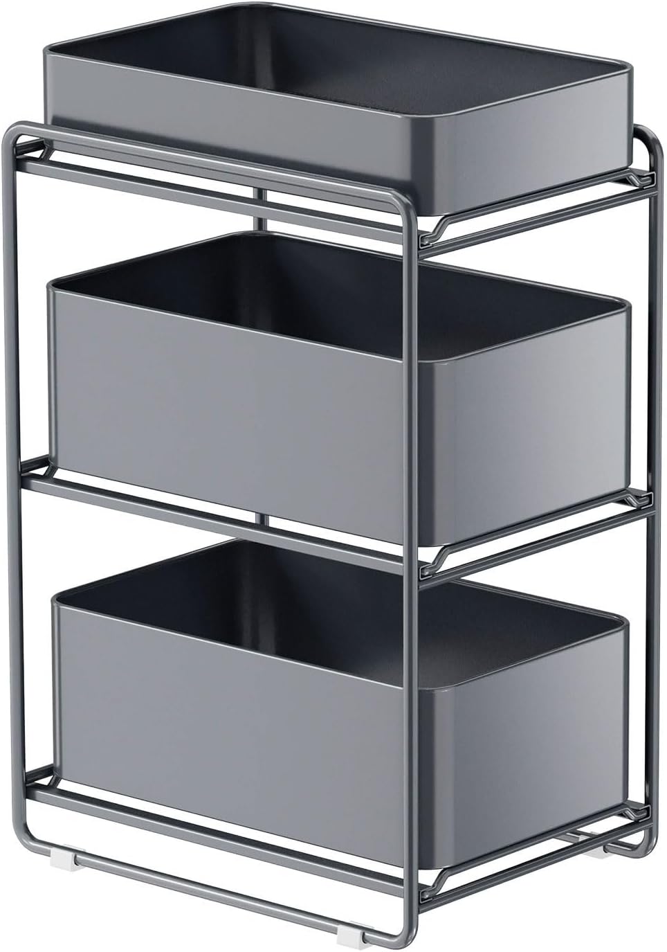 3 Tier Multi-Purpose Pull-Out Storage Organizers, Under Sink/Cabinet Organizers and Storage for Bathroom & Kitchen