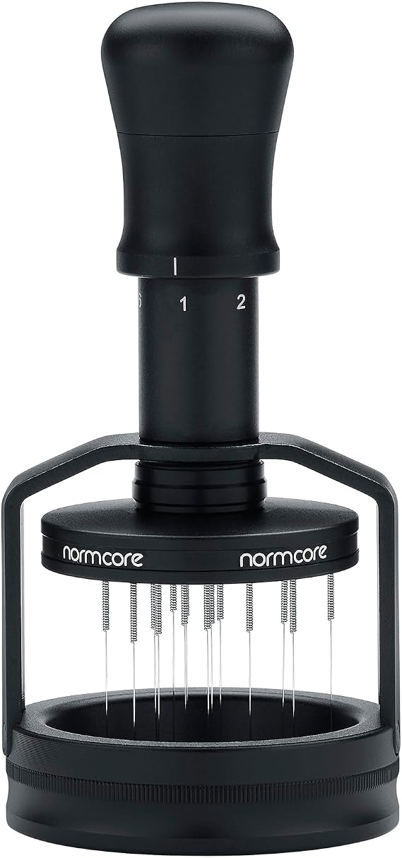 Normcore 54mm Concentric Needle Distributor Tool V3 for Breville Sage Portafilters, Espresso WDT Tool with Magnetic Base, Adjustable Depth Coffee Stirrer, 36 Needles Included