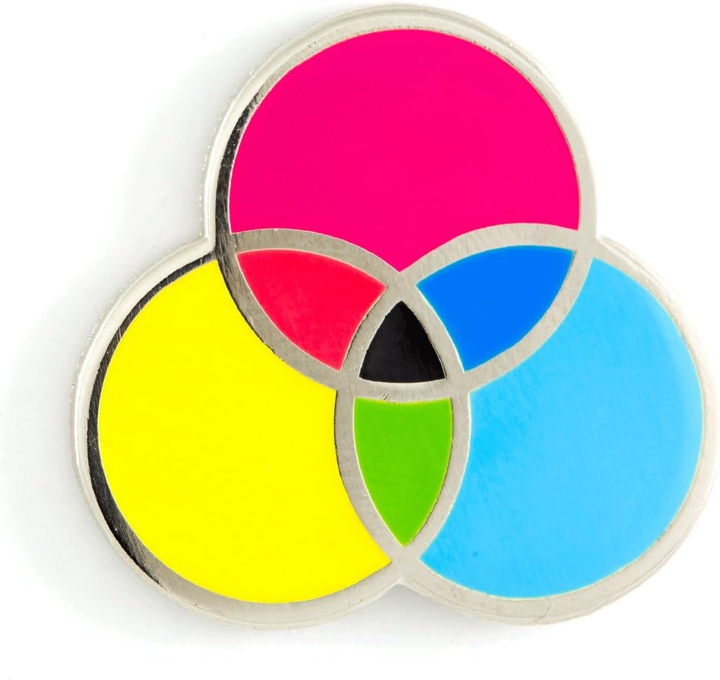 CMYK Enamel Pin