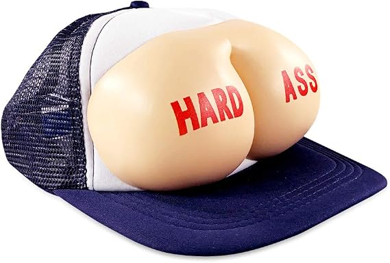 The Office Hard Ass Hat The Office Merchandise Memorabilia Inspired by The Office Funny Trucker Hat Navy Blue