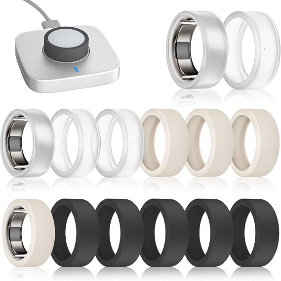 14 Pack Ring Cover Compatible with Oura Ring Gen 4/4 Ceramic/Gen 3