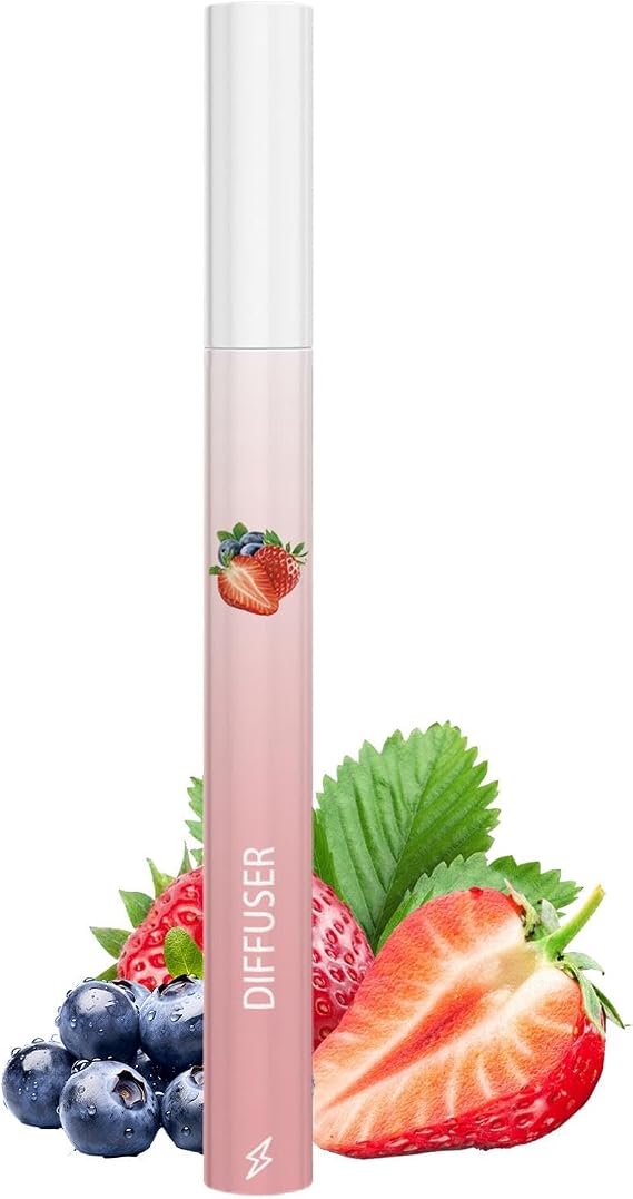 Lung Diffuser Pen - Berry Scent Stick for Boosting Energy |, Portable Nasal Inhaler for Men, Refreshing Steam Device, Aroma Tool for Daily Workplaces