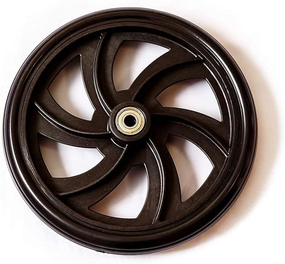 Walker Rollator Replacement 7.5" Wheels Black (1pis) (FRONT 1)