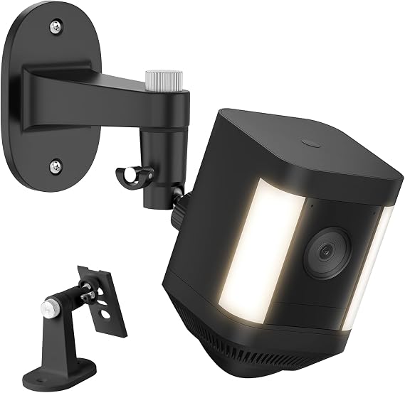 Adjustable Wall Mount for Spotlight Cam Plus/Pro (Battery) and Stick Up Cam/Pro (Battery), 360 Swivel Mounting Bracket for Indoor and Outdoor Use,Black