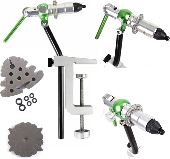 M MAXIMUMCATCH Maxcatch Rotary Fly Tying Vise Alloy Travel Vise