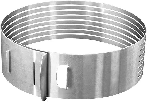 Zenker 10.24-inch Stainless Steel Cake Cutting Aid, Sliver, Round Shape