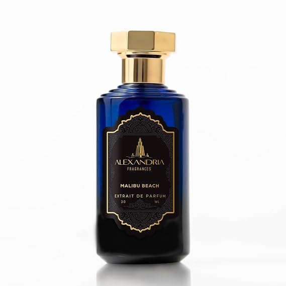 Alexandria Fragrances Malibu Beach Unisex Perfume - Long Lasting Eau de Parfum with Woody notes, Vetiver & Musk - Luxury Woody Perfume Cologne for Daily Use - Perfect for Any Event - 30ml