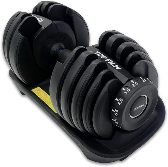 Adjustable Dumbbell 24kg 15-step adjustment 40kg 17-step adjustmentQuick Dumbbell Adjustable Dumbbell Muscle Training Weight Display 2-second Weight Change Diet Compact Space-saving