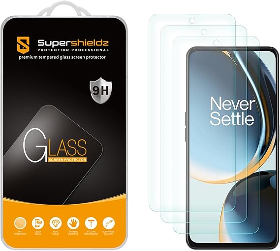 Supershieldz (3 Pack) Designed for OnePlus Nord N30 5G Tempered Glass Screen Protector, Anti Scratch, Bubble Free