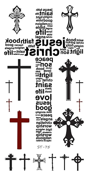 Supperb Temporary Tattoos - Cross Tattoos